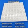 Direto da Fábrica Silicone Hemisférico Cilíndrico Trapezoidal Anticolisão Antiderrapante Absorvente de Choque Silenciador Doméstico Autoadesivo Fácil de Rasgar Almofada de Borracha Granulada