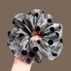 Scrunchie Doce Estilo Francês para Mulheres, Elástico de Cabelo Versátil Franzido de Renda de Alta Qualidade, Faixa para Coque, Corda de Cabelo para Rabo de Cavalo