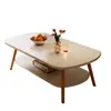 Mesa de Centro Estilo Nórdico para Casa de Aluguel, Pequena Mesa de Chá para Quarto, Sala de Estar de Apartamento Pequeno, Mesa de Armazenamento Simples Moderna Estilo Novo