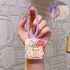 Lindo Burbuja Descompresión Escupiendo Cuadrado Pequeño Animal Regalo Accesorios Llavero Colgante Cadena de Llave Colgante Pequeño Venta al por Mayor
