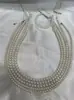 Pérolas de água doce naturais 4-8mm pérolas redondas de alto brilho com pequenas imperfeições, colar de pérolas, materiais para atacado de joias artesanais, produtos semi-acabados