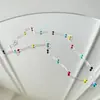 Diseño de nicho estilo coreano collar de frijol color plata de ley 925 cadena de clavícula simple para mujer verano ins celebridad de Internet dopamina