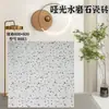 Baldosas de Terrazo Gris 800X800 Cadena de Tiendas Baldosas Antideslizantes para Suelo 600X600 Baldosas para Suelo de Sala de Estar y Restaurante