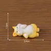 Muñeca Corgi linda y regordeta, perfecta para decoraciones DIY de casas de muñecas, accesorios de caja sorpresa y adornos para paisajes en miniatura