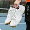 Zapatos de Bádminton de Comercio Exterior para Hombres y Mujeres Antideslizantes Amortiguadores Zapatos de Tenis Sin Cordones Deportivos Zapatos de Bádminton Profesionales