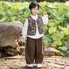 Hanfu Infantil, Roupa Tradicional Estilo Chinês para Meninos, Nova Coleção 2026, Estilos Primavera e Outono, Novo Traje Estilo Chinês para Meninos Pequenos