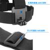 Soporte de fijación para teléfono móvil con auriculares GOPRO 360 antideslizante con tres cabezales de goma y cámara deportiva con vibración, accesorios para transmisión en vivo