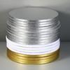 Papel para bloco de cartões dourado brilhante simples papel para assar suporte inferior brilhante imitação de douramento tambor de bolo base de bolo papel para bloco atacado