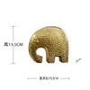 Estatueta de elefante em cerâmica, decoração criativa para quarto, item artesanal, ornamento para hall de entrada, de alta qualidade, de nicho, moderno