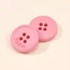 Botones Pintados con Spray de Color al por Mayor para Abrigos de Mujer, Cortavientos, Trajes, Botones de Cuatro Agujeros, Botones para Suéteres, Resina