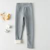 Pantalones de niña otoño e invierno pantalones de niño grande leggings para niños gruesos con forro polar ropa exterior algodón puro bebé pantalones casuales cálidos