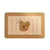 Felpudo de Baño de Dibujos Animados, Felpudo Absorbente Antideslizante de Lino para Baño, Lavamanos, Resistente a Manchas, Resistente al Desgaste, Felpudo de Fácil Cuidado