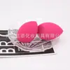 Esponja de Limpeza Facial Xuanzi com Furos Grandes Removedora de Maquiagem Esponja de Beleza Esponja de Limpeza Facial Formato de Gota d'Água Cabaça Corte Diagonal Esponja para Lavar o Rosto Esponja de Limpeza