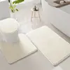 Tapete de porta jacquard de algodão transfronteiriço tapete de banho antiderrapante conjunto de tapetes tapete de entrada de banheiro absorvente para os pés