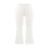 Calça Flare Hot Girl Sexy de Cintura Alta, Calça Cropped, Novo Estilo de Verão, Shorts Esportivos Casuais Elásticos para Corrida e Fitness