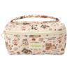 Bolsa Cosmética Estilo Coreano Nueva Gran Capacidad Acolchada Portátil Bolsa de Almacenamiento Diseño Nicho Alto Valor Bolsa de Aseo de Dibujos Animados