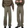 Cor Sólida Simples Tendência de Moda Diária Temperamento Senso de Alta Classe Masculino Outono Versátil Personalidade Calça Longa Casual Reta