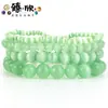 Pulsera de Ojo de Gato Multicolor 21/19/17cm Multitamaño Opcional 4/6/8/10mm Hecha a Mano con Cuentas Joyería para Parejas