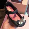 Sandalias Melissa para Niñas con Lazo de Tela, Nuevo Modelo 2024, Sandalias de Gelatina Abiertas y Fragantes para Niños