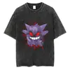 Código Europeu TransfronteiriçoHomens Anime Japonês Vintage Pokemon Estampa Gengar