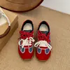 Zapatillas de Entrenamiento Alemanas Retro de Suela Gruesa para Mujer 2026 Nuevo Otoño Versátiles para Deporte de Baja Caña que Aumentan la Altura Zapatos de Tabla estilo Forrest Gump