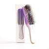 Novos produtos transfronteiriços Pente de massagem galvanoplastia Pente de meridiano doméstico para meninas Cuidados com a pele Cuidados com a pele Pente de cabeleireiro portátil de dupla utilização seco e úmido