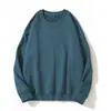 Suéter Grueso de Cuello Redondo Nacional de Moda Hombres y Mujeres Hombro Caído Marca de Moda para Parejas Abrigo Estampado de Gama Alta Ropa de Trabajo para Adolescentes