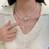 Diseño Único Temperamento Elegante Fuegos Artificiales Irregulares Borla de Perlas Shijia Collar Moda Versátil Accesorio de Gama Alta