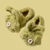 Pantuflas de algodón para niños otoño e invierno Nuevo Dibujos animados bebé hogar antideslizante creativo bolsa de dinosaurio con pantuflas de pelo para hombres y mujeres