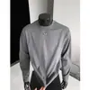Camiseta de manga larga protectora solar de secado rápido para hombre, nuevo estilo de verano, marca americana de moda, ropa casual holgada para adolescentes