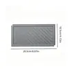 Alfombrilla Drenante Empalmable de Nuevo Estilo, Alfombrilla Multifuncional de Aislamiento Térmico, Alfombrilla Drenante, Alfombrilla de Silicona para Encimera de Cocina, Alfombrilla Antiescaldado