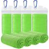 Toalla Deportiva Personalizada Transfronteriza de Sensación Fría, Secado Rápido, Seca el Sudor, Toalla para Fitness Yoga con Logo Imprimible, Enfriamiento, Toalla Absorbente de Sudor y Enfriadora