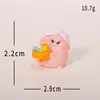 Miniaturas de Porquinhos de Desenho Animado Enfeites de Mesa da Moda Acessórios de Decoração de Resina para DIY Caixa Surpresa Criativa
