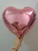 Globos de Papel de Aluminio con Forma de Corazón y Estrella de Cinco Puntas de 18 pulgadas y 10 pulgadas en Colores Azul, Oro Rosa, Rojo, Morado, Rosa para Fiestas