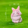 Adornos Creativos, Nuevo Zorro Hada Lindo, Accesorios de Decoración Lindos para Micro Paisaje DIY, Adornos Pequeños de Resina para Coche