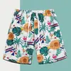Shorts Casuais Esportivos Masculinos de Verão, Tendência Fino Cinco Pontos Soltos Secagem Rápida Shorts de Praia