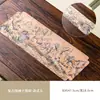 Alfombrilla de té para una persona alfombrilla tamaño pequeño burbuja seca mesa brocado doble cara impermeable alfombrilla de té pequeña alfombrilla de maestro tela alfombrilla de té posavasos