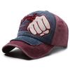 Gorra de béisbol con puño desgastado de mezclilla lavada retro nueva europea y americana para hombres y mujeres, gorra con visera de calle para exteriores a la moda