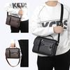 Bolso bandolera para hombre transfronterizo, bolso de hombro para negocios y para ir al trabajo, bolso de hombro para hombre de alta gama, bolso de cuero PU para hombre