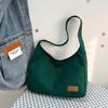 Bolso de mano de gran capacidad para mujer, nuevo bolso de mano informal de moda 2022, bolso de lona de hombro para estudiantes.