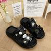 Sandalias de Plataforma de Verano para Mujer Estrella Clásica Plaza Sésamo Zapatos de Playa Antideslizantes Casuales Tallas Grandes Sandalias Zapatillas Mujer
