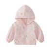 [À Prova D'água] Jaqueta Corta-vento Infantil para Meninas 2026 Novo Estilo Jaqueta Infantil Casual de Outono com Capuz de Desenho Animado para Crianças Pequenas