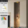 Lámpara Colgante de Mesita de Noche Ajustable Estilo Francés Transfronteriza con Fondo de Calabaza Decorativa para Entrada de Dormitorio de Alta Gama, Lámpara Colgante Creativa de Techo