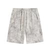 Moda Masculina Verão 2025 Calças Tie-Dye Versáteis Shorts Finos Calças Retas Largas Estilo Hong Kong