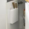 Simple Estante de Almacenamiento para Cuchillos en la Pared Gabinete con Puerta a Prueba de Polvo Montado en Pared Caja de Almacenamiento para Cuchillos Invisible sin Perforaciones Soporte para Cuchillos de Cocina