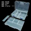 Caixa de Plástico PP Compartimentada 10 Compartimentos 15 Compartimentos 24 Compartimentos Caixa de Armazenamento de Mesa Joias Peças de Ferragem Equipamentos de Pesca Miçangas Perler Caixa de Embalagem