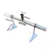Herramienta de Acero al Manganeso para Cavar Zanjas, Arado Manual que Ahorra Esfuerzo, Herramienta Triangular Manual Ajustable para Aflojar la Tierra para Plantar Verduras, Nueva Azada Multicabeza
