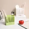 Suporte de Hashi Plástico Vertical com Drenagem Armazenamento Rack Organizador de Bancada Rack de Armazenamento para Talheres de Cozinha Suporte de Hashi
