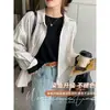 Camiseta Térmica para Mujer Nueva Blanca de Invierno Manga Larga Ropa Interior de Punto Cuello Redondo Suéter con Felpa Ropa de Otoño e Invierno Top