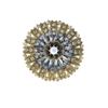 Nueva Moda Francesa Exquisito Broche de Girasol Artesanía Pesada Temperamento Elegante Broche para Mujer Accesorios de Vestimenta Venta al por Mayor